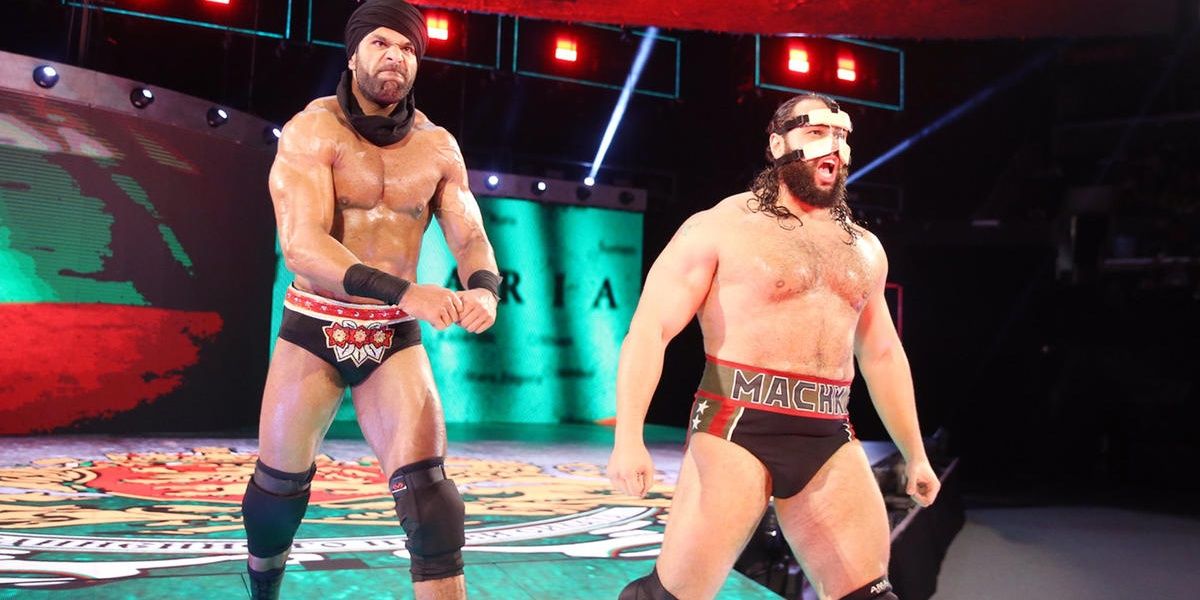 Rusev and Jinder Mahal Cropped