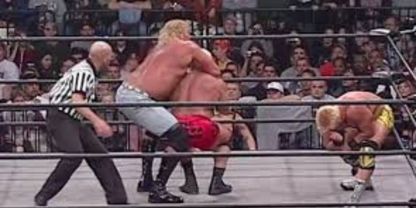 Sid Vicious vs Scott Steiner vs Jeff Jarrett WCW Sin