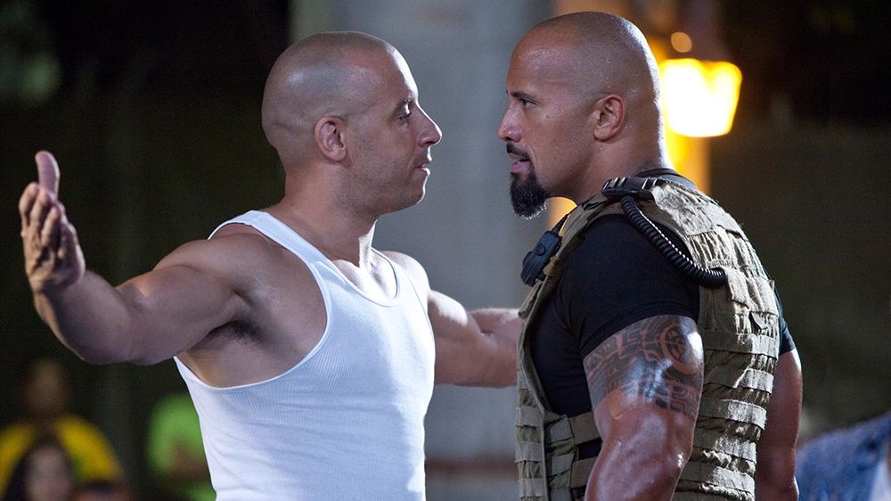 The Rock and Vin Diesel