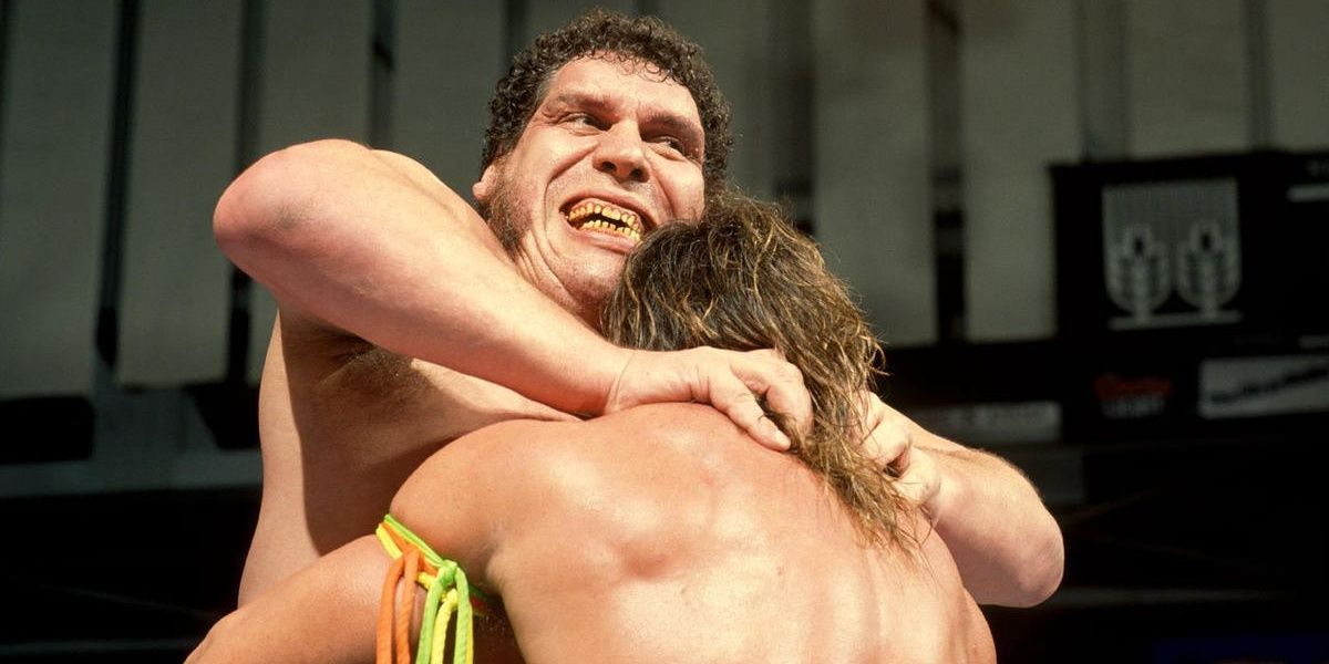 The Ultimate Warrior v Andre the Giant Saturday Night's Main Event November 25, 1989 Cropped