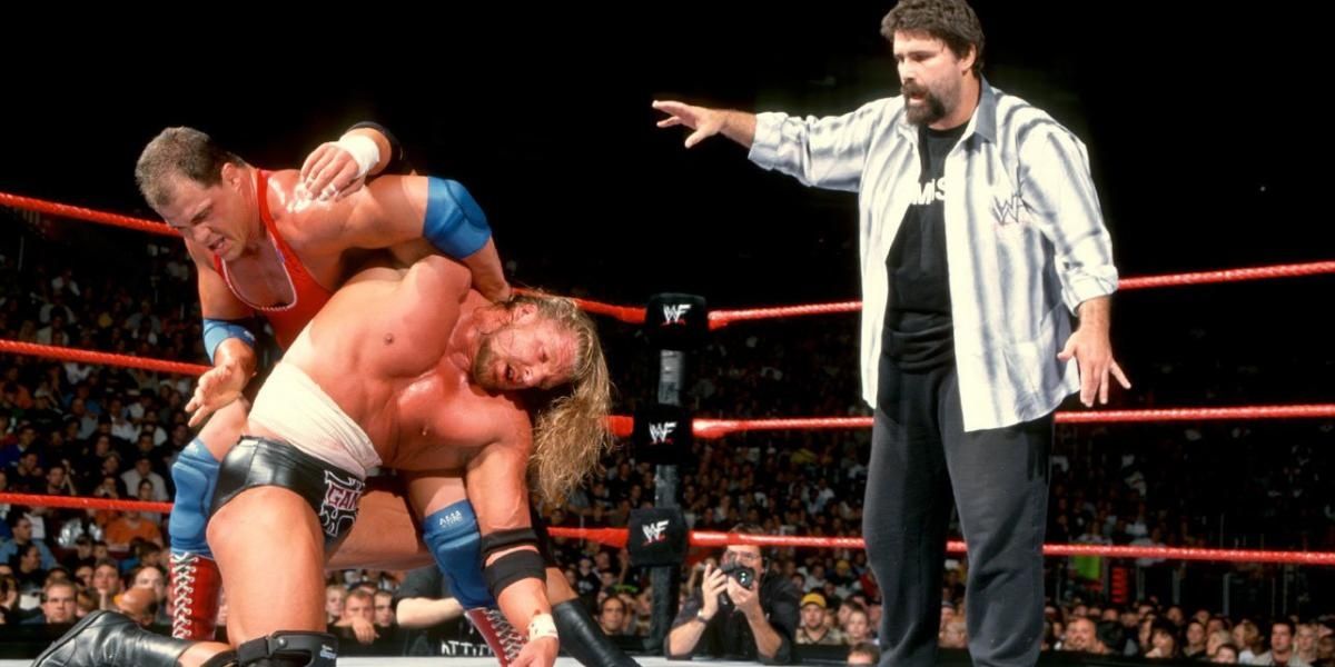 Triple H v Kurt Angle Unforgiven 2000 Cropped