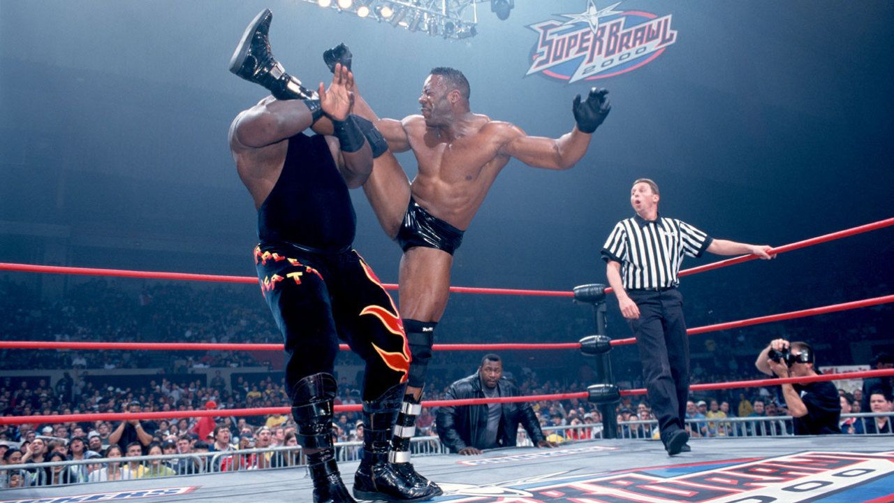 Booker T vs. Big T at WCW SuperBrawl 2000