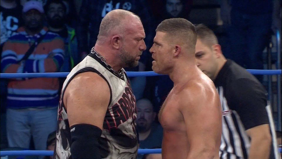 Bully Ray and Steve Maclin staredown in Impact Wrestling