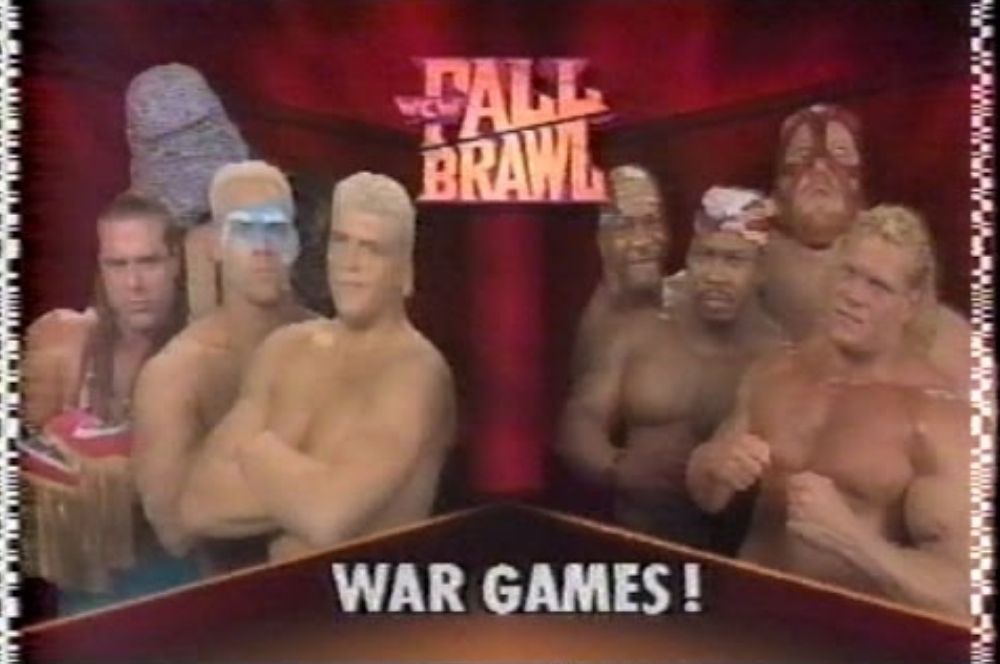 WCW WarGames 1993 matchup screen