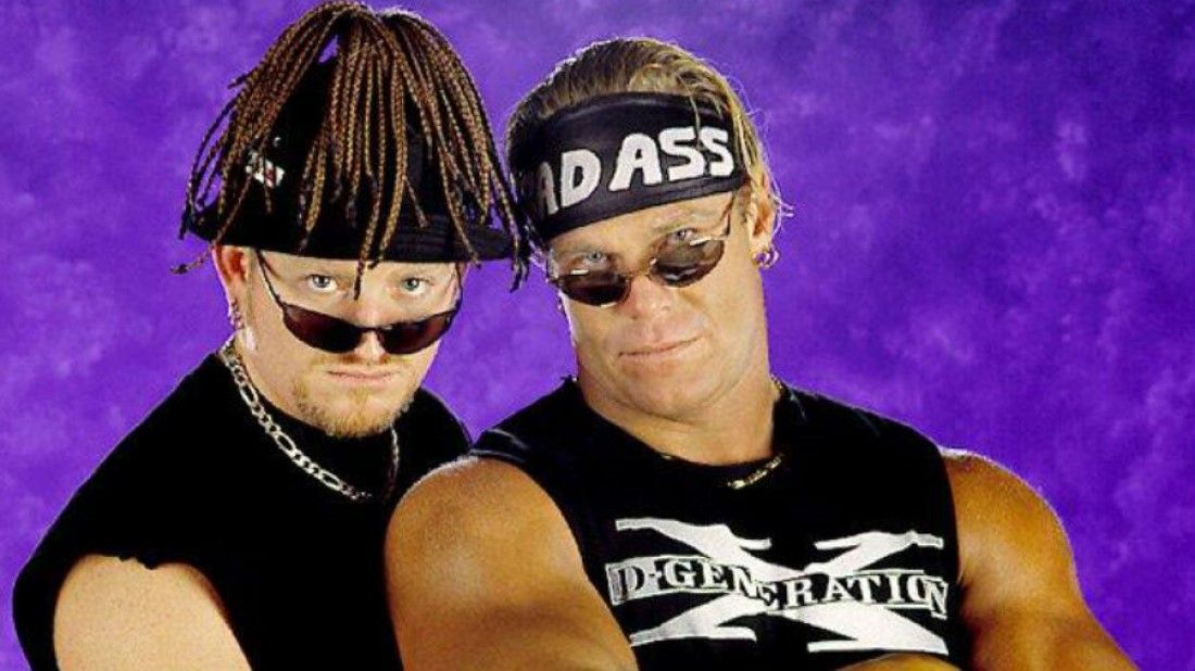 Billy Gunn and Road Dogg in The New Age Outlaws, WWE.