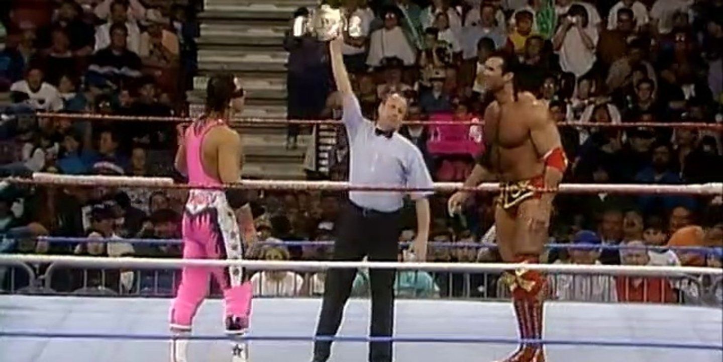 Bret Hart v Razor Ramon Royal Rumble 1993 Cropped