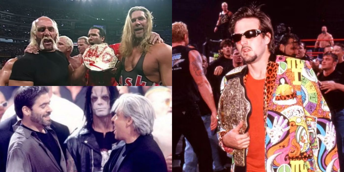 David Arquette, Kevin Nash, Hulk Hogan, Vince Russo, Eric Bischoff