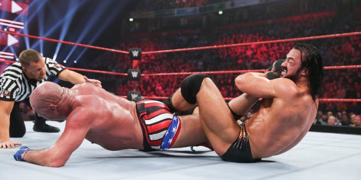 Drew McIntyre Vs Kurt Angle WWE Raw