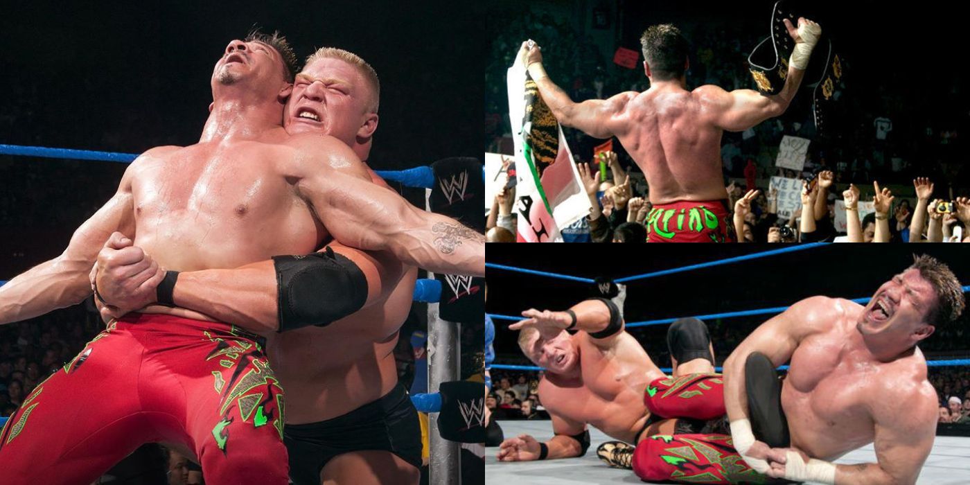 Eddie Guerrero Vs Brock Lesnar WWE No Way Out