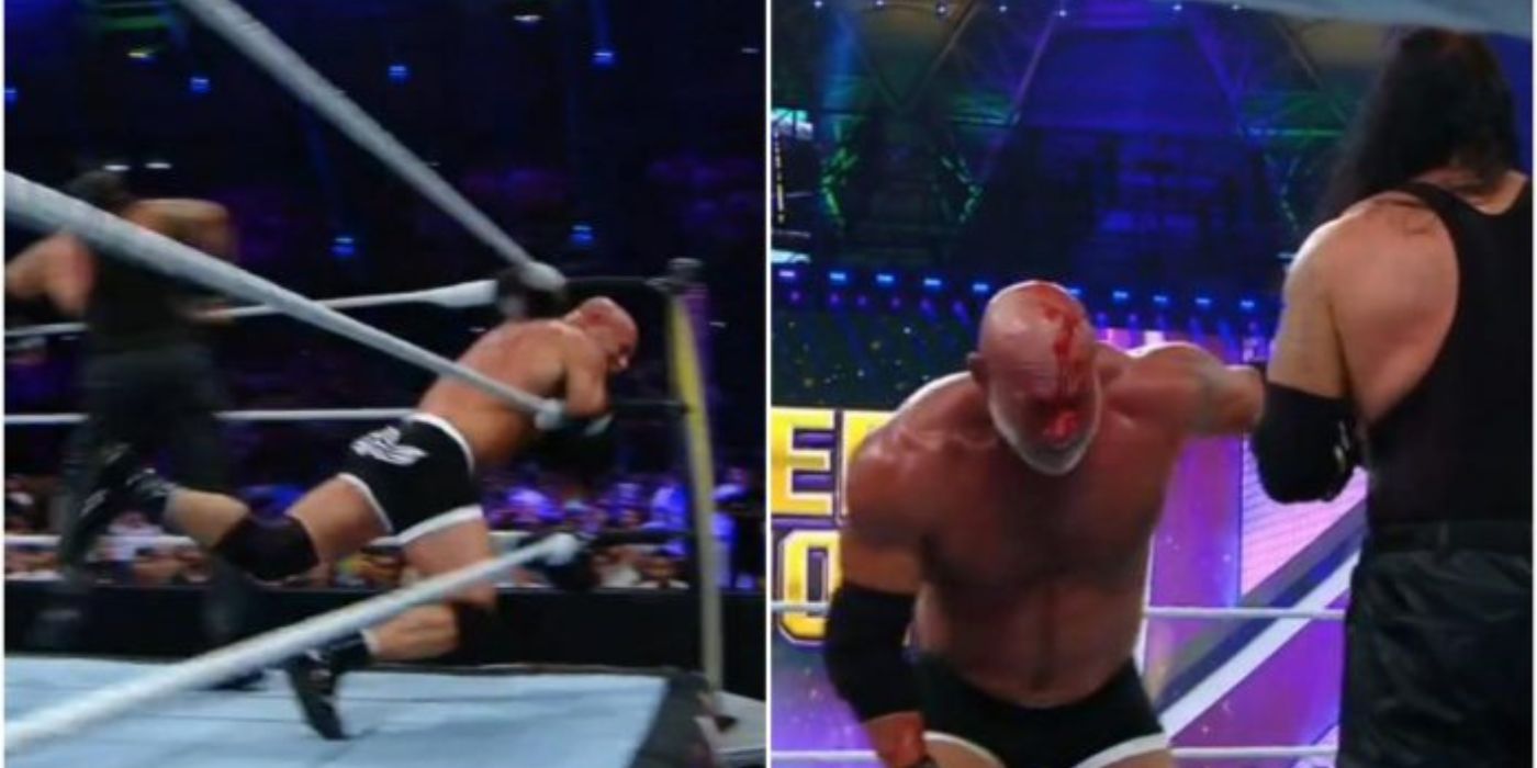 Goldberg Concussion vs The Undertaker