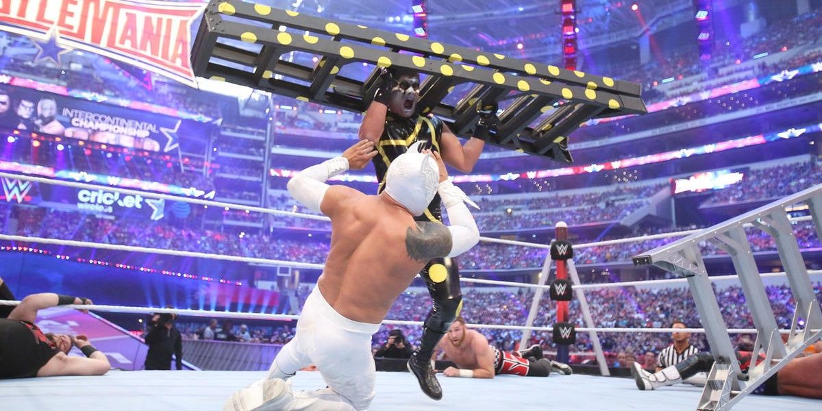 Intercontinental Championship ladder match WrestleMania 32 Cropped