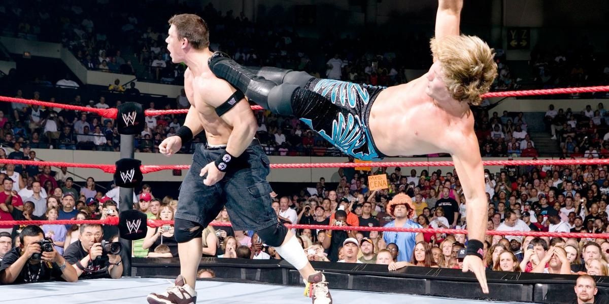 John Cena v Chris Jericho Raw August 22, 2005 Cropped