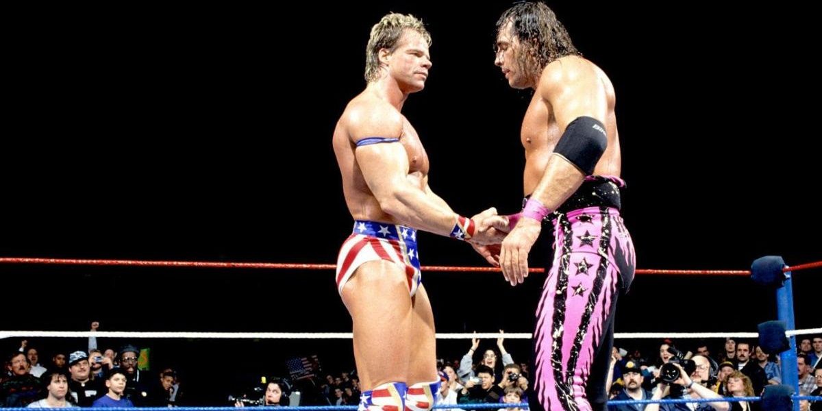 Lex Luger & Bret Hart Royal Rumble 1994 Cropped
