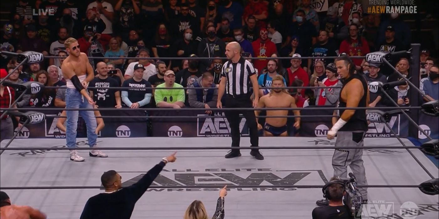 Matt Hardy vs Orange Cassidy Lumberjack Match AEW