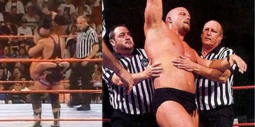 Steve'as Austinas buvo sužeistas WWE SummerSlam 1997 m