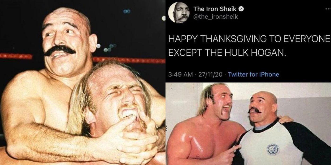The Iron Sheik and Hulk Hogan