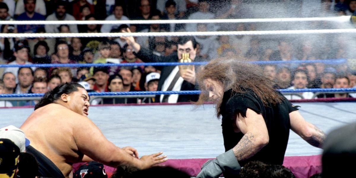 The Undertaker v Yokozuna Royal Rumble 1994 Cropped