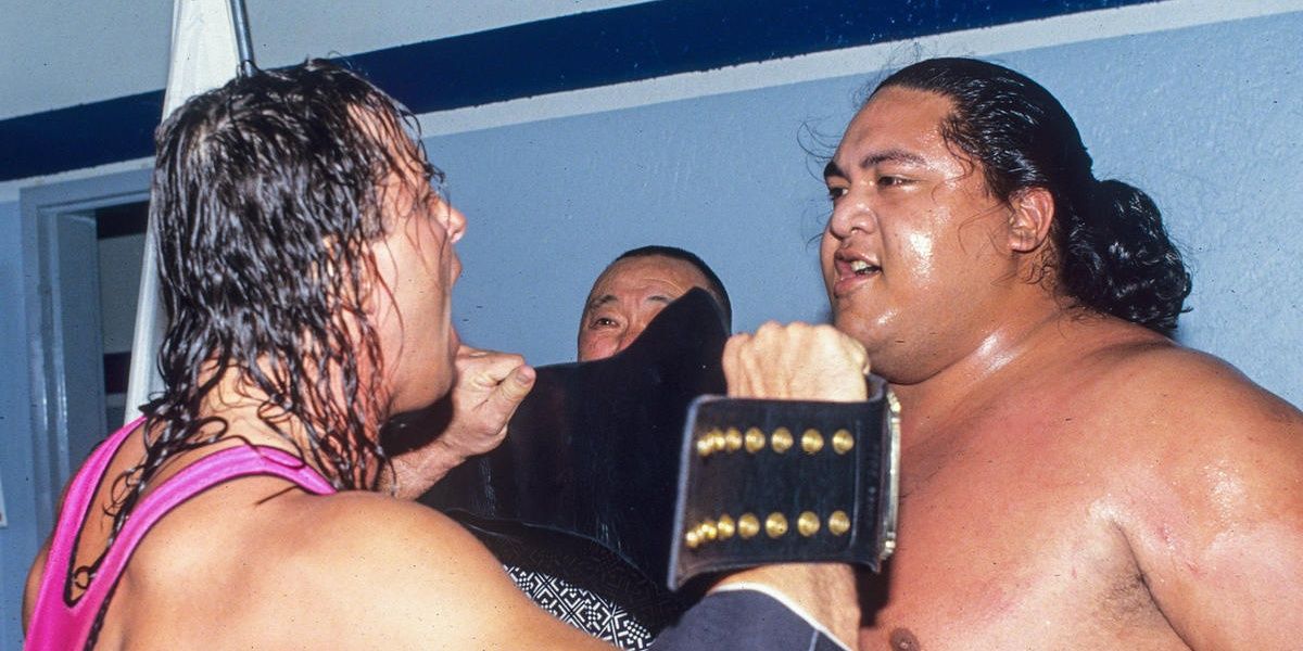 Yokozuna & Bret Hart Royal Rumble 1993