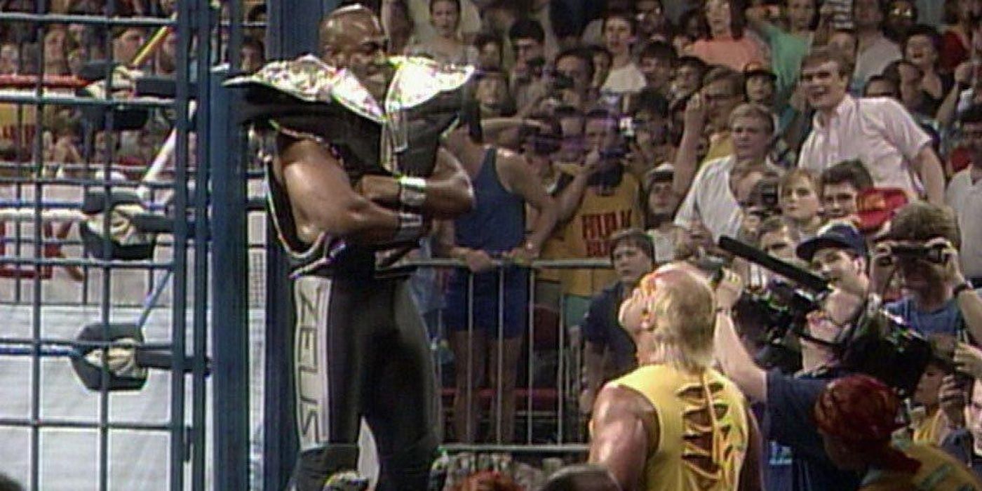 Hulk Hogan พบกับ Zeus ก่อน Cage Match Cropped-1