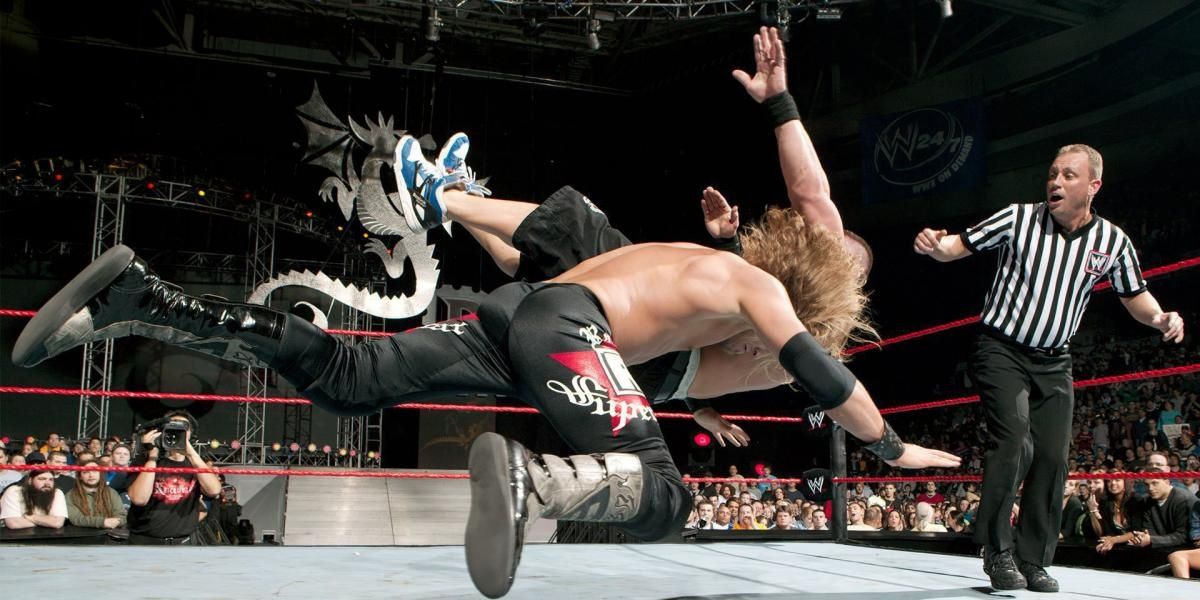 John Cena v Edge New Year's Revolution 2006 Cropped