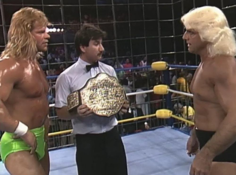 Lex Luger vs. Ric Flair at Capital Combat 1990
