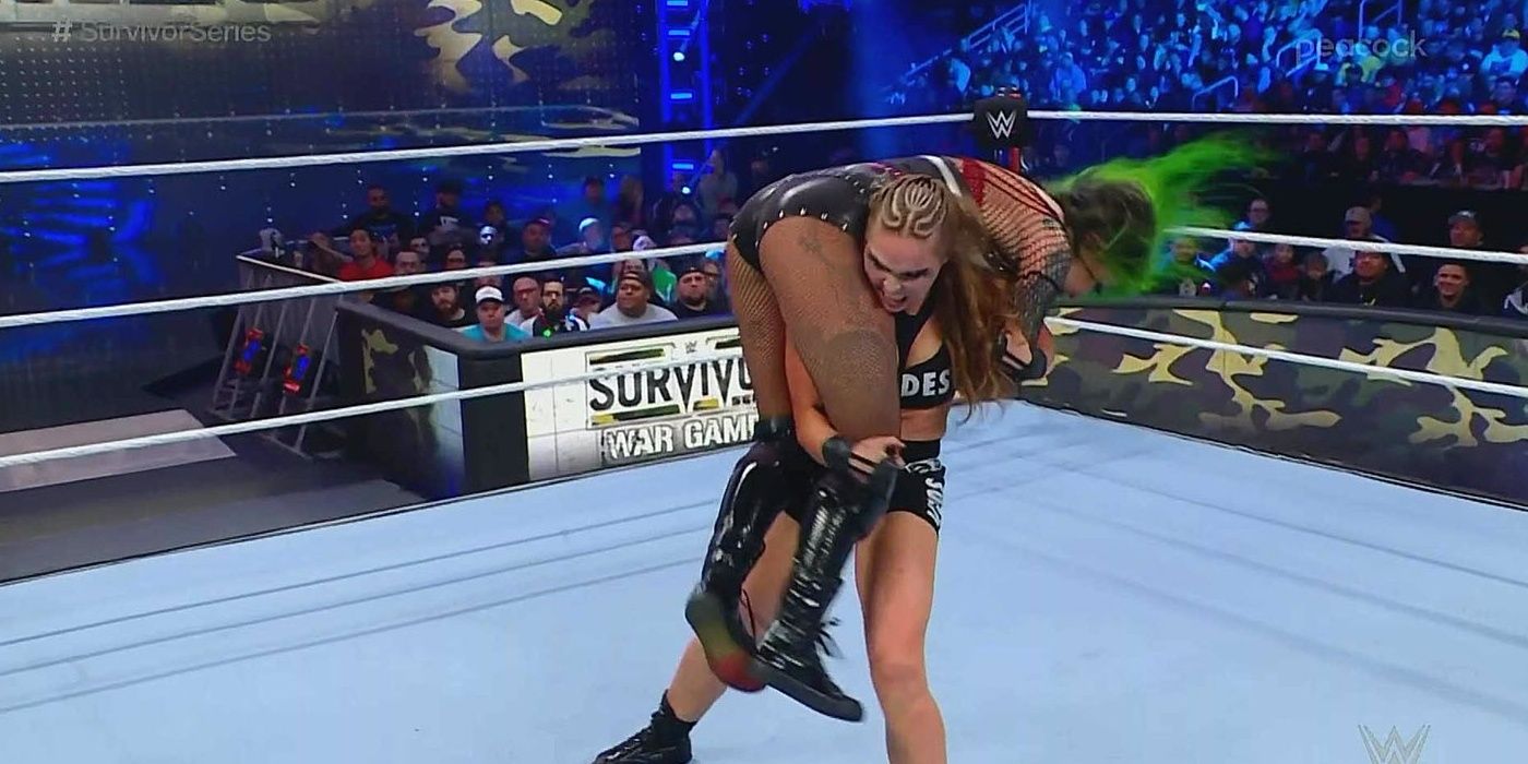 Ronda Rousey vs Shotzi Blackheart Cropped