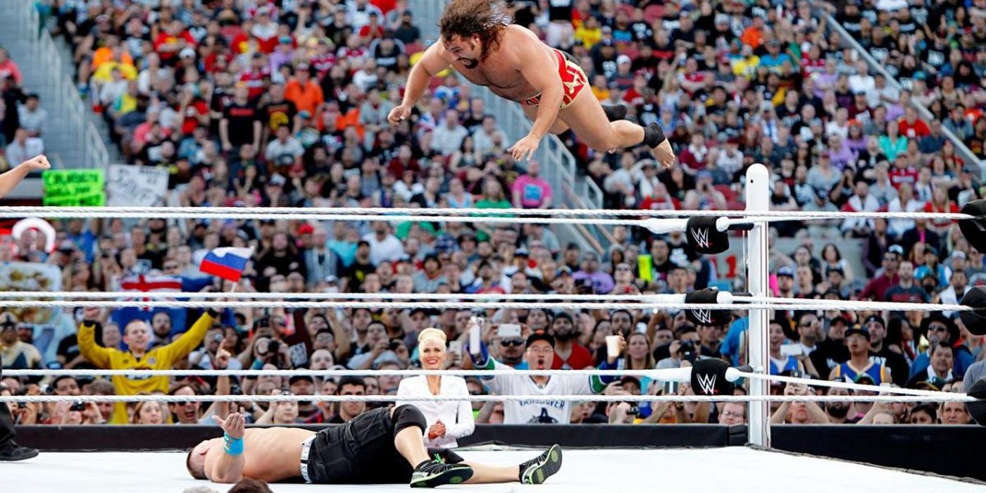 Rusev Vs, John Cena WrestleMania 31 