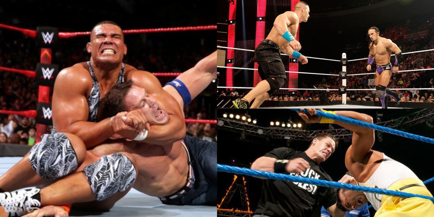 10 Wrestlers John Cena Has Only Faced Once