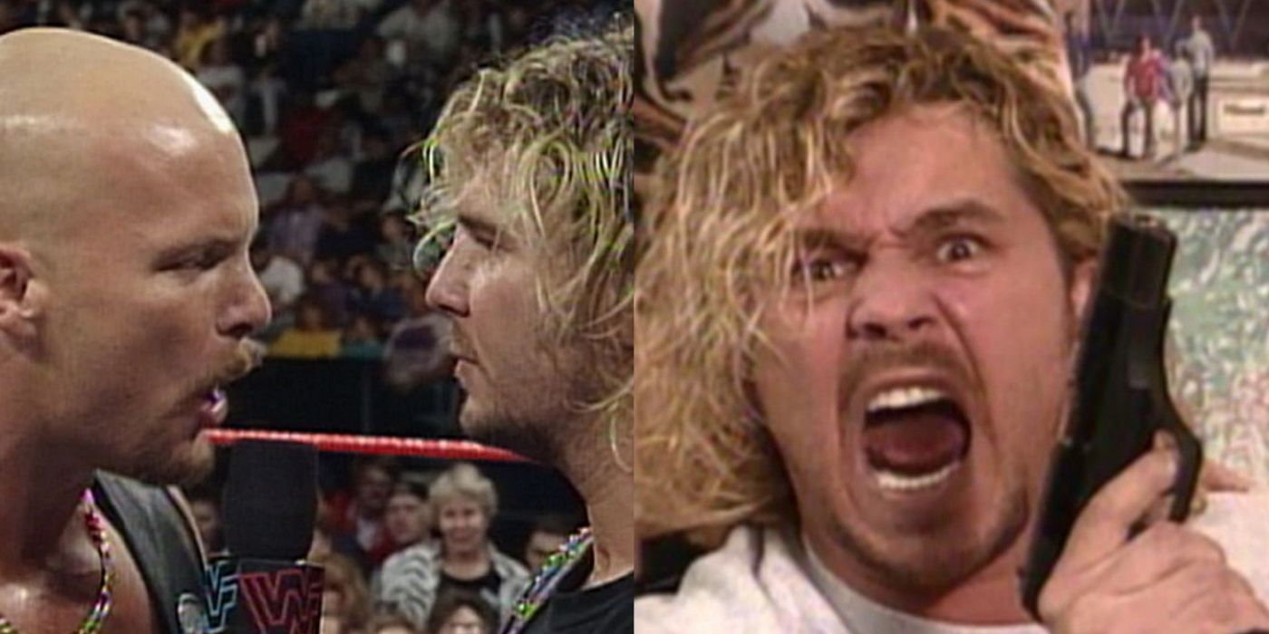 Brian Pillman Pulling A Gun On Steve Austin Was One Of WWE Raw's Most Controversial Moments