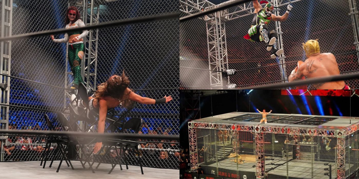 AEW Cage Matches