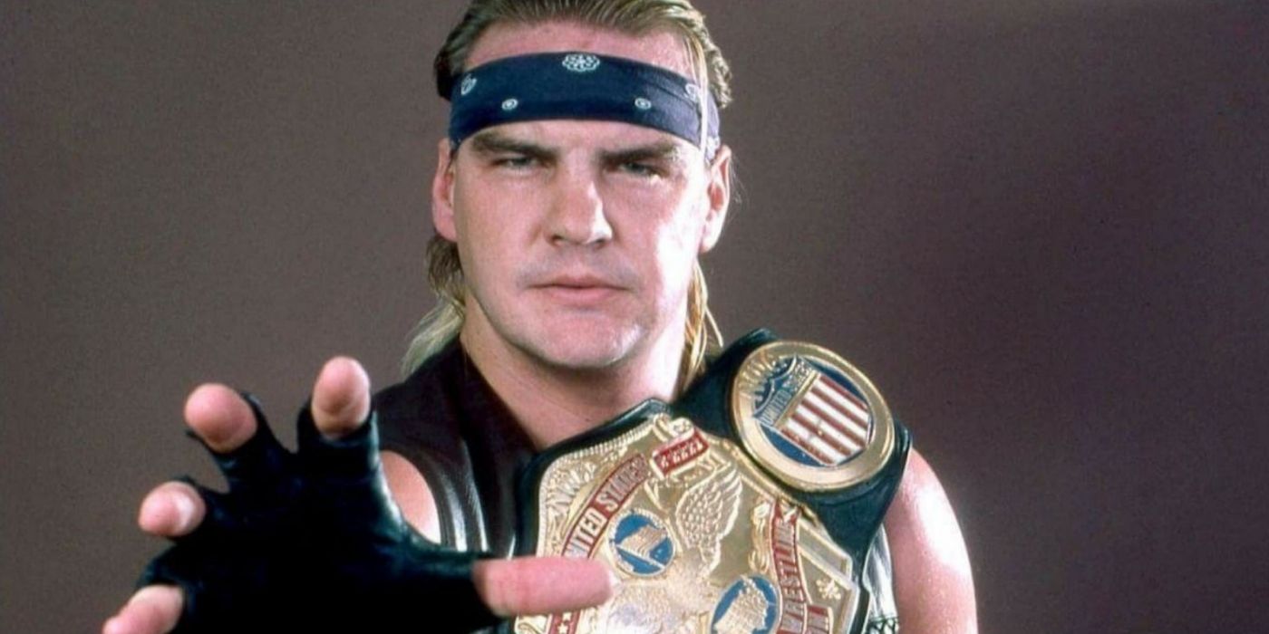 Barry Windham with the US title.