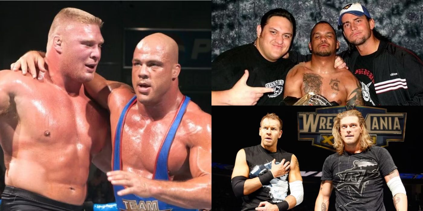 Brock Lesnar, Edge, CM Punk, Samoa Joe