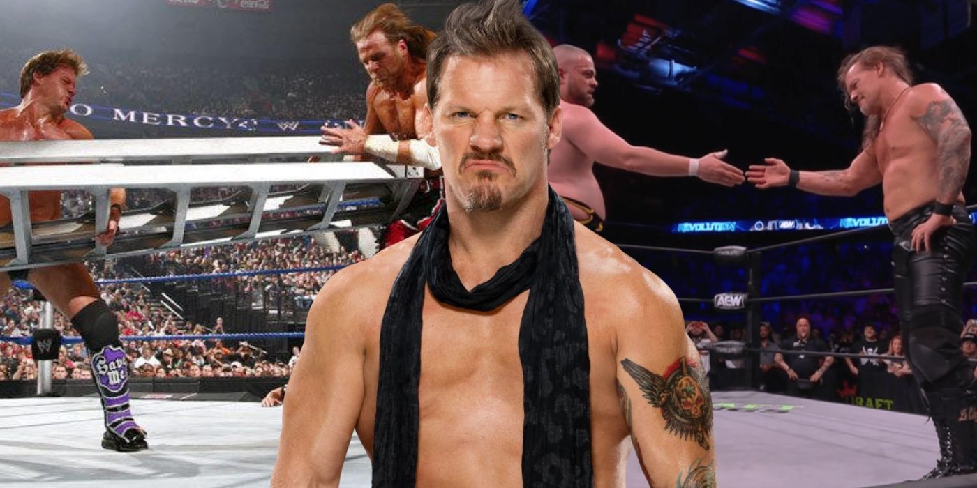 Chris Jericho vs Shawn Michaels (L) and Chris Jericho vs Eddie Kingston(R)
