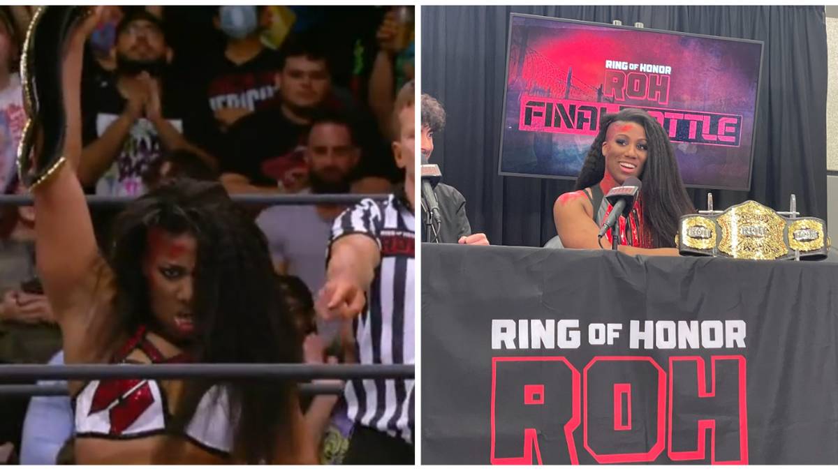 Athena Wins The ROH Women's Title At Final Battle