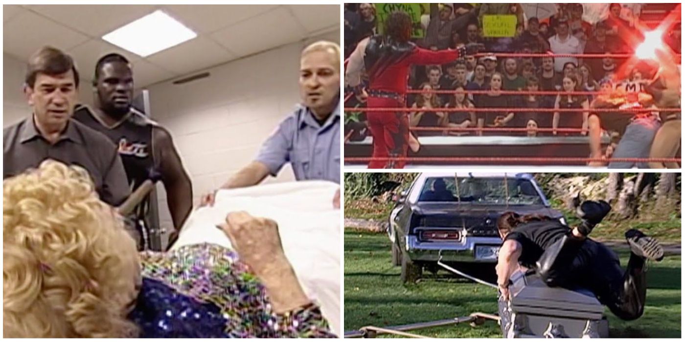 WWE Top 10 Most Unrealistic Moments Of The Attitude Era
