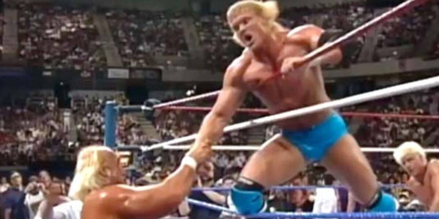Hulk Hogan Eliminates Sid Royal Rumble 1992 