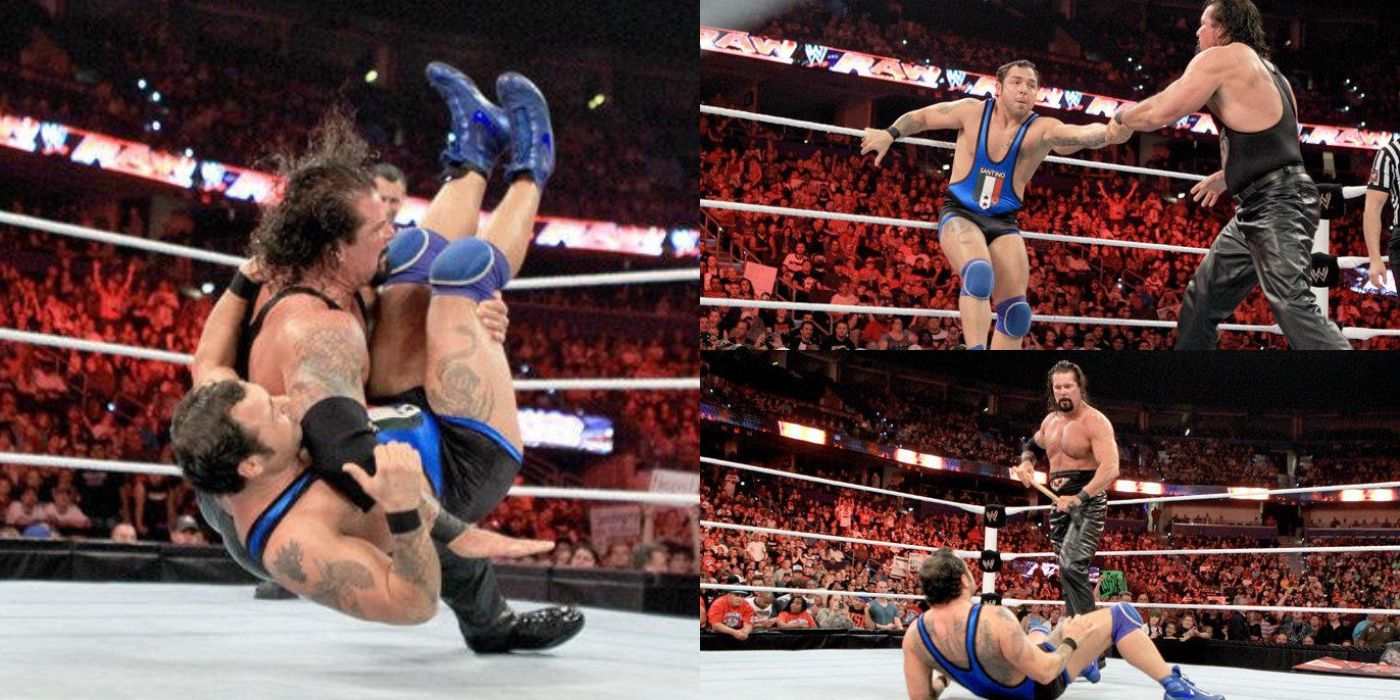 Kevin Nash vs Santino Marella WWE Raw