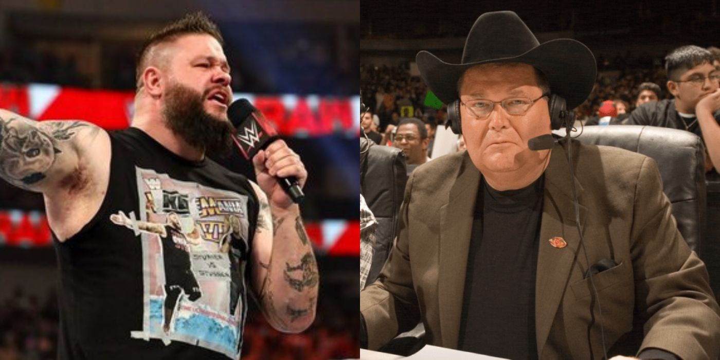Kevin Owens and Jim Ross WWE
