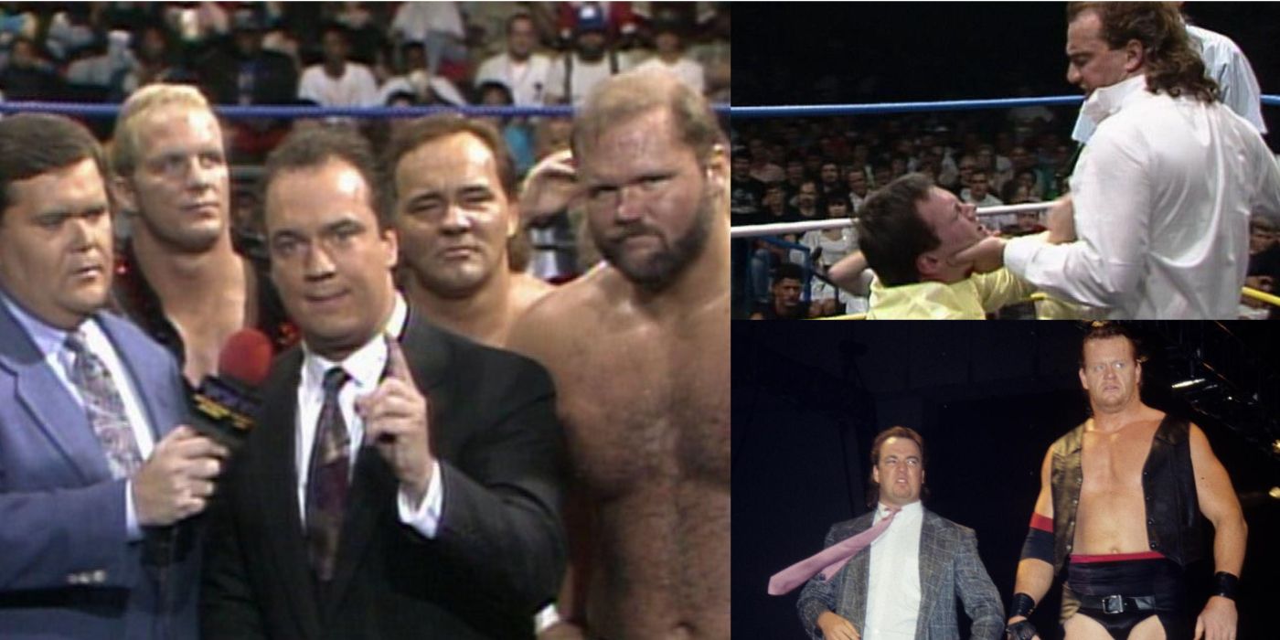 Paul Heyman WCW Dangerous Alliance Mean Mark Callous Jim Cornette