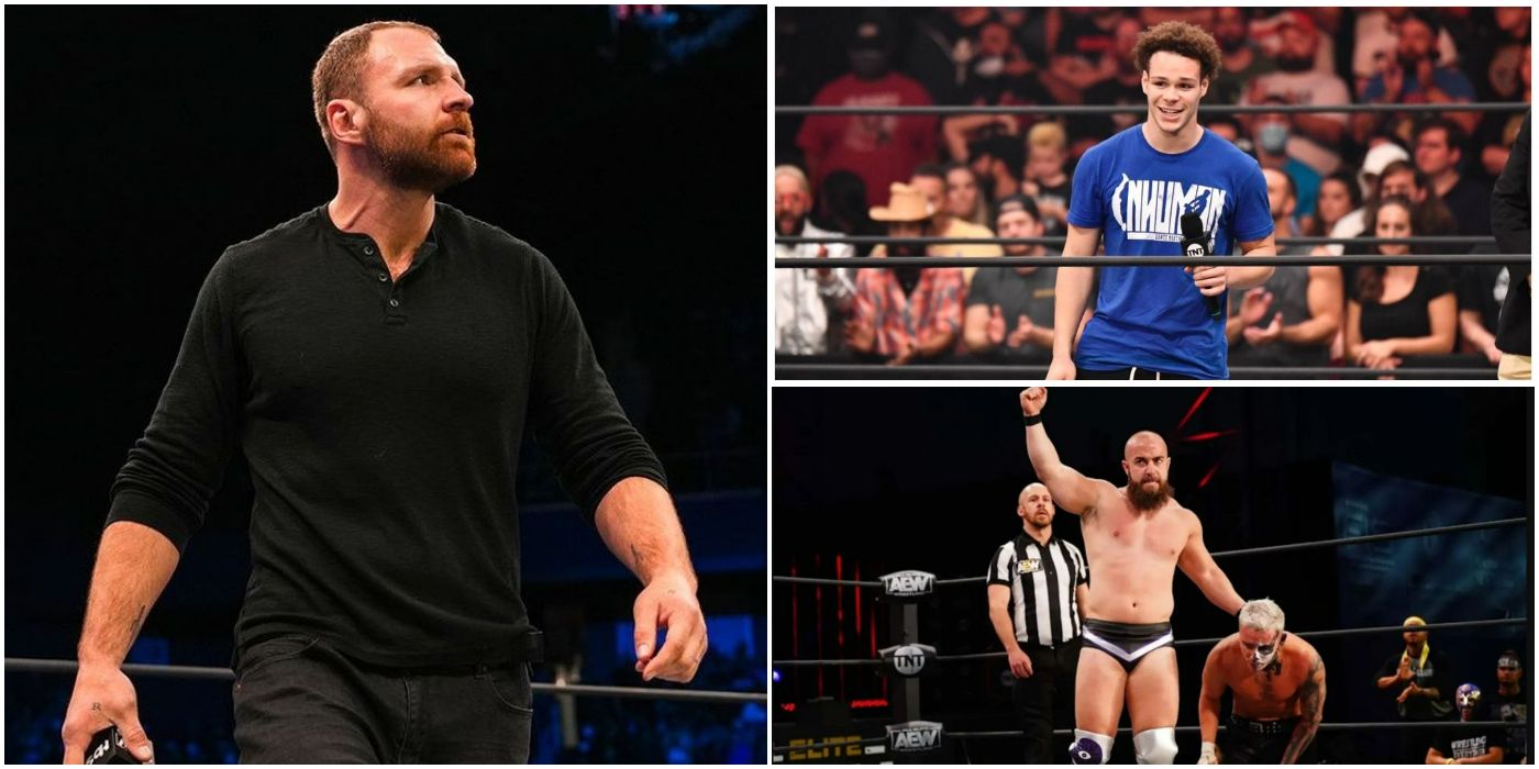 Pictures of AEW wrestlers with most wins in 2022