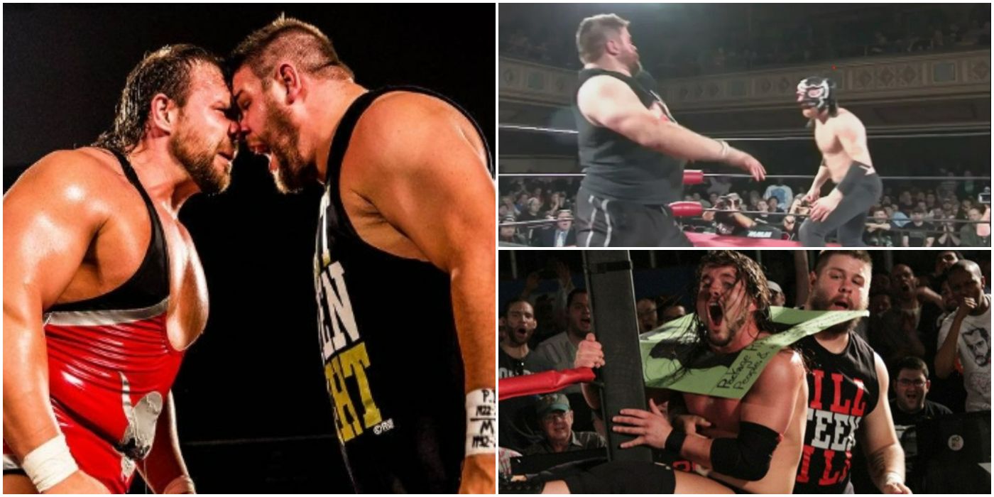 Pictures of Kevin Owens' best matches before WWE