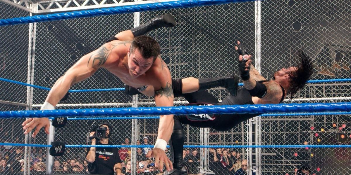 Randy Orton v The Undertaker Armageddon 2005 Cropped-1