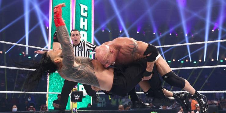 2022: Roman Reigns Vs. Goldberg (Elimination Chamber)