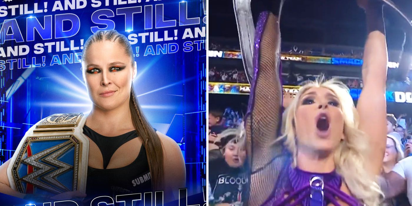Rousey Charlotte Flair Title Change