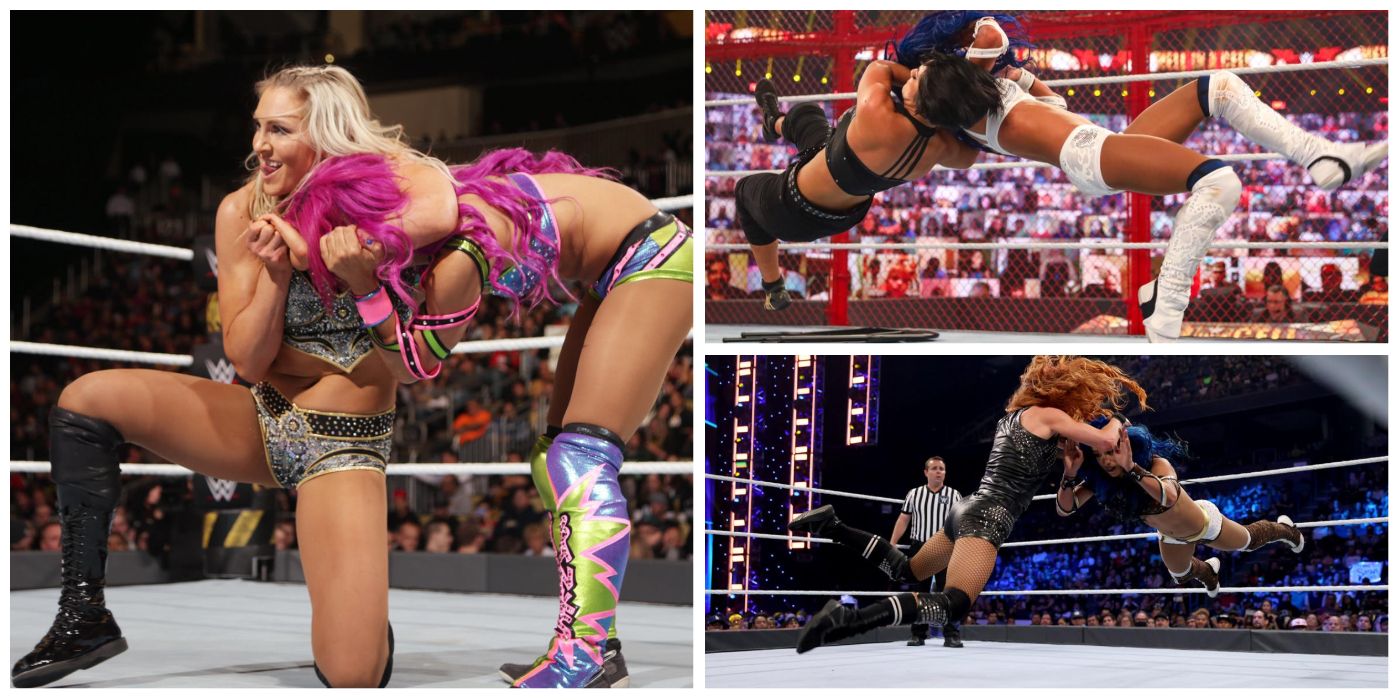 Sasha Banks Top 10 Wrestlers She's Faced The Most Featured Image