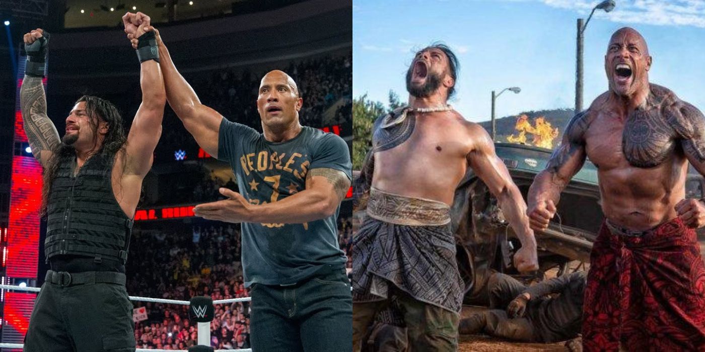 The Rock and Roman Reigns WWE