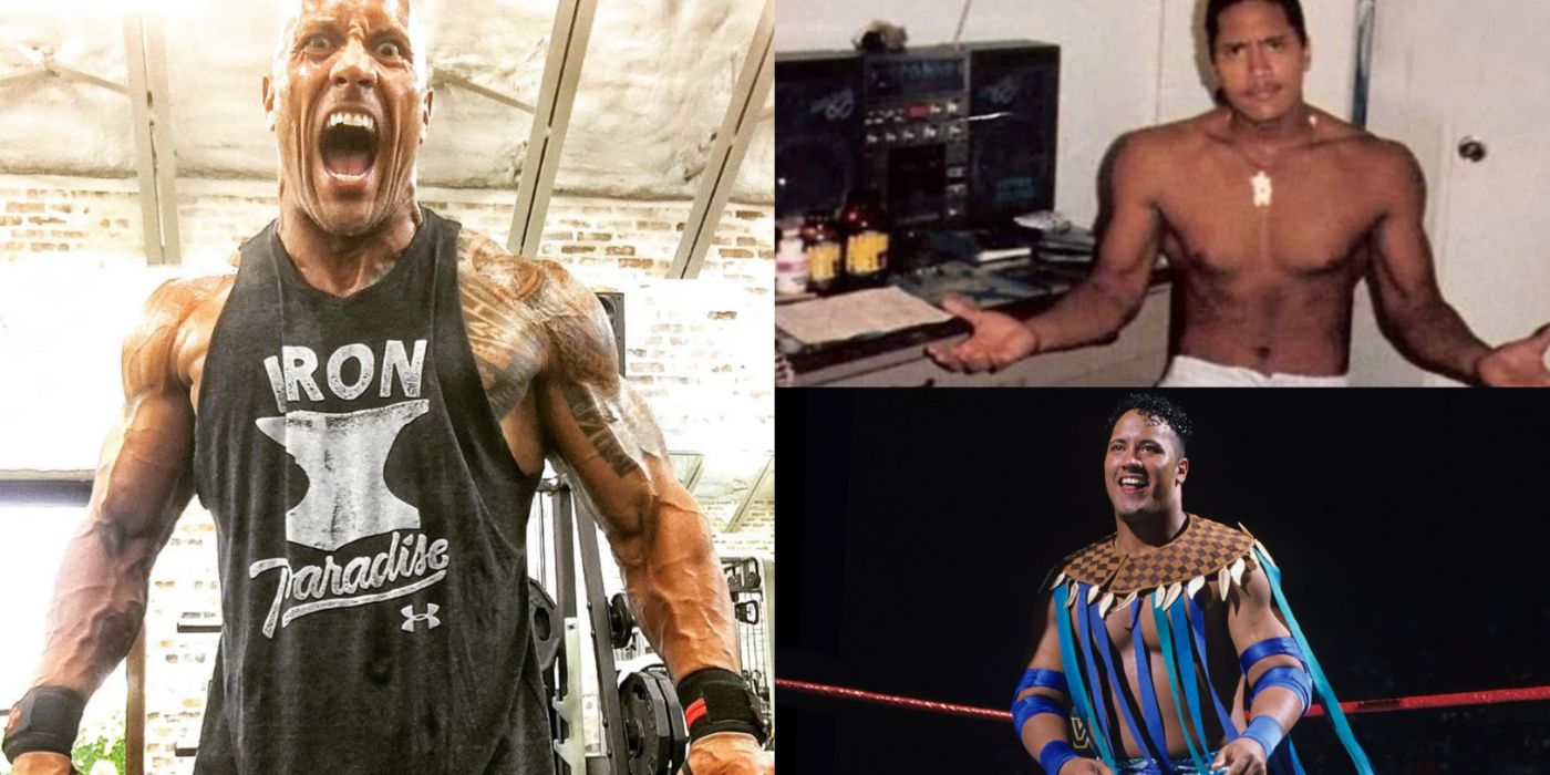 25 Years of Transformation — The Physique of Dwayne The Rock