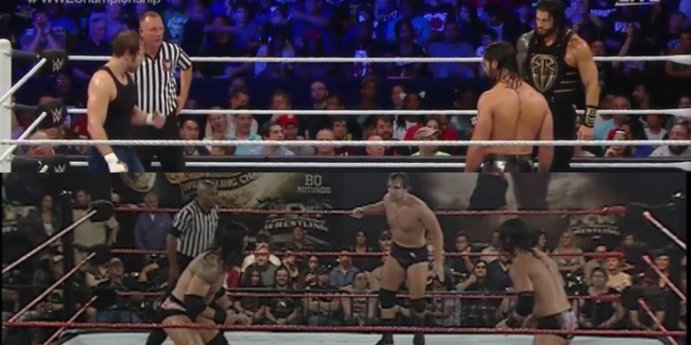 The Shield WWE FCW Triple Threat Match