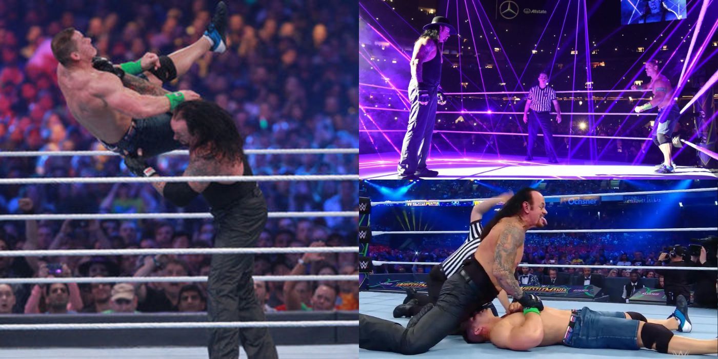 The Undertaker Vs John Cena WWE WrestleMania 34