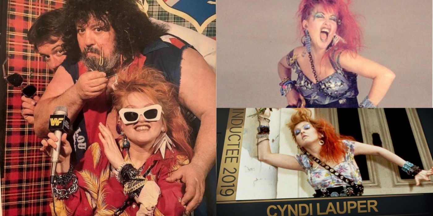 Why Cyndi Lauper Is The Forgotten Hero Of WWE History